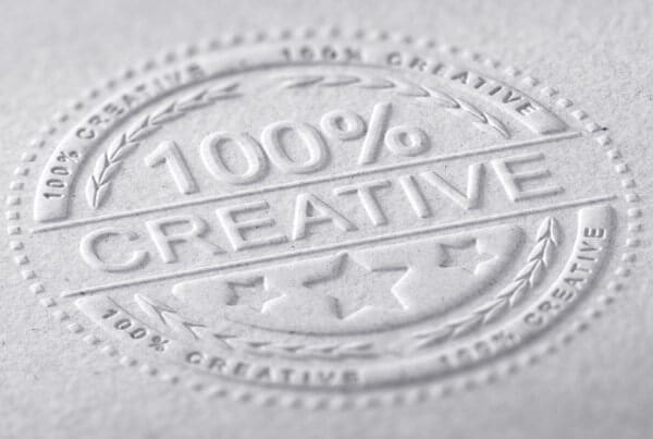 100% Creative Embossing, Embossed Design