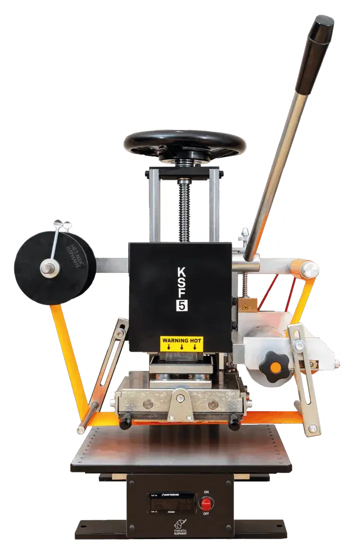 KSF 5 hot foil press with auto foil feed
